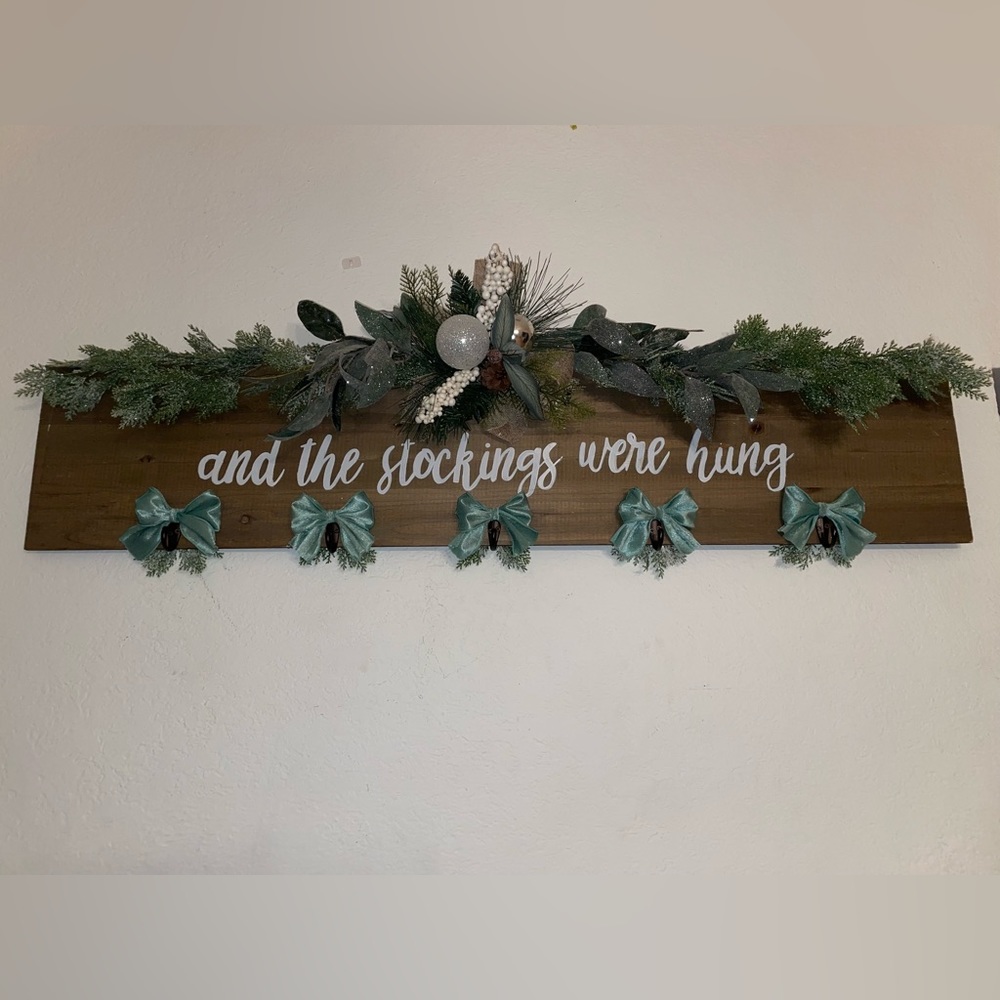 Christmas Stocking Hook- CUSTOMIZABLE!